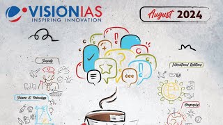 vision IAS monthly magazine August 2024 monthly current affairs sci n tech and social issue 🙃 [upl. by Shipman]