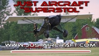 Experimental amateurbuilt STOL aircraft Just Aircraft Super Stol experimental light sport aircraft [upl. by Hairu]