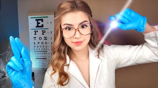 ASMR Eye Exam FAST and AGGRESSIVE 👓 UNPREDICTABLE Light Triggers ASMR for SLEEP CHAOTIC ⚡️ [upl. by Olinad332]