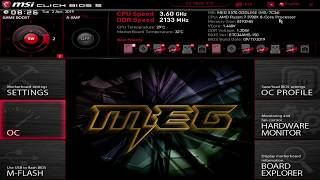 BIOS Walkthrough MSI X570 Godlike [upl. by Nitsirt]