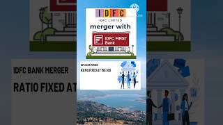 idfc merger with idfc first bank record date shortsfeed shortsyoutube stockmarket sharemarket [upl. by Haroppizt]