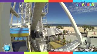 La Ruota Panoramica  Rimini  360° Riviera Adriatica Observation Wheel [upl. by Redwine587]