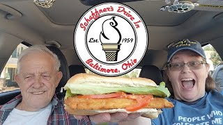 Schaffners Drive In Review Baltimore Ohio foodreview fastfood columbusohio ohio [upl. by Itnuahsa]