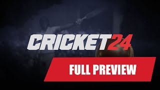 Cricket 24 First Impressions Review and Gameplay Walkthrough [upl. by Akkeber]