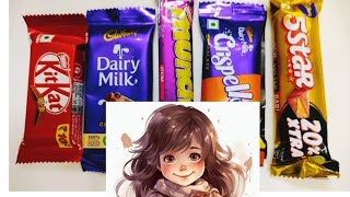 Lots of varieties ChocolateOpeningKitKat Munch Crispello DAIRY MILKmustwatch entertainmentfun [upl. by Nickolaus]