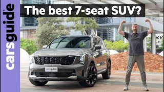 Kia Sorento 2024 review Major facelift for Hyundai Santa Fe rival heats up 7seat SUV competition [upl. by Plossl]