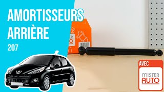 Changer les Amortisseurs arrière Peugeot 207 ➿ [upl. by Lyrahc304]