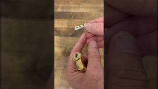 974 Broken key removed from euro cylinder door lock and picked open shorts [upl. by Samal]