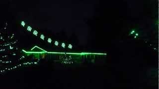 St Patricks Day  The Blood of Cuchulainn  Sutton West Magical Holiday Light Show 2012 watch HD [upl. by Elinnet]