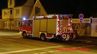 Feuerwehr Heide HLF 2016 10441 Einsatzfahrt [upl. by Marcel]