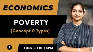 Poverty  Types of Poverty  Economics  SSC amp UPSC [upl. by Rhoades]