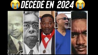 5 Célébrités Haitiennes🇭🇹décédées en 2024😭 [upl. by Anikram]