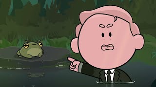 David Attenborough HATES Toads  Animated [upl. by Olrak]