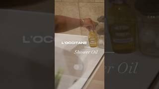 Loccitane shower oil is the best  check it out loccitane showerroutines showerthoughts [upl. by Naawaj]