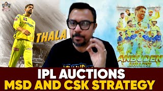 IPL AUCTIONS  MSD AND CSK STRATEGY  RK Games Bond [upl. by Adranoel]