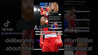 JK Rowling Challenged To Boxing Match By Olympic Gold Medal Winner Imane Khelif [upl. by Anirahtak]