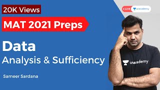 MAT 2020  Data Analysis and Sufficiency by Sameer Sardana [upl. by Ahseram455]