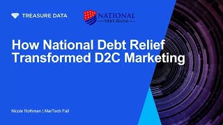 Webinar How National Debt Relief Transformed D2C Marketing [upl. by Ardnuyek]