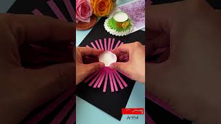 craft With Paper Coffee Cup shorts short shortvideos art artful diy papercraft viralshorts [upl. by Nailliw6]