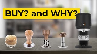 Comparison of coffee espresso tampers and features  differences and which is better [upl. by Haneeja]