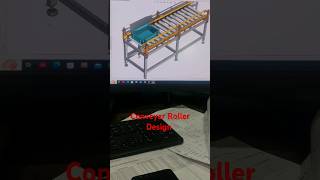 Conveyor Roller Design In Solidworks viral  conveyor  solidworks  cad  viral [upl. by Adyol955]