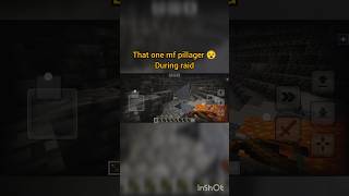 That one mf pillager during raid minecraft gaming [upl. by Awad]