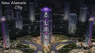 Alamein City Downtown Towers  One of Egypt’s flagship projects  ابراج العلمين الجديدة [upl. by Weed]