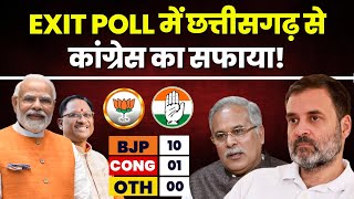 🔴 CG Loksabha Exit Poll Result 2024 Live एग्जिट पोल के नतीजों में छत्तीसगढ़ से कांग्रेस का सफाया [upl. by Grimaud]