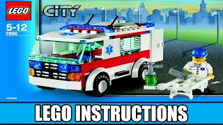 LEGO Instructions  City  7890  Ambulance [upl. by Aerdnahs]