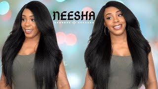 Outre Synthetic LPart Lace Front Wig  NEESHA WIGTYPESCOM [upl. by Nalced]