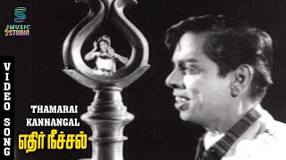 Thaamarai Kannangal Video Song  Edhir Neechal  Nagesh  Jayanthi  TMS  P Susheela  Music Studio [upl. by Crompton911]