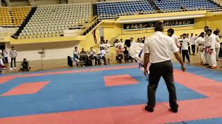 Commonwealth Karate Championship in DhakaMy kumite fight Ao 🥋💙Karate kumite [upl. by Premer519]