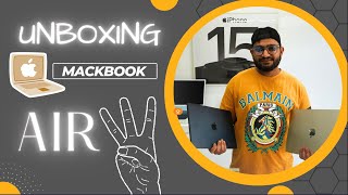 Mackbook air 13inch and 15inch unboxing vlog [upl. by Akisey]