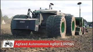 AgXeed Autonomous Wheeled Robot Tractor AgBot 2055W4 [upl. by Peednama]