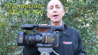 Panasonic AGUX180 4K Camcorder Review in 4K [upl. by Eicaj]