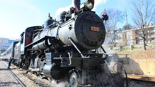 Steam Locomotive hauled Train Knoxville Tennessee [upl. by Carilyn]