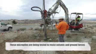 Micropile Testing Sparks NV 89436 [upl. by Ahs]