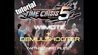 Time Crisis 5  Demulshooter 1014 good aimsight  conf files for wiimote [upl. by Adnirol367]