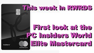 First look at the new PC Insiders World Elite Mastercard and AIR MILES Shop the Block returns [upl. by Yrem573]