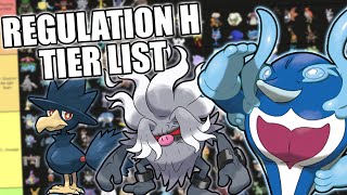 My First Regulation H Tier List [upl. by Halilak]