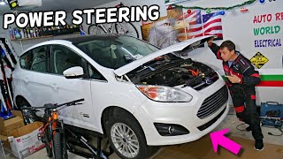 FORD CMAX POWER STEERING LOCATION REPLACEMENT EXPLAINED [upl. by Rosalind648]