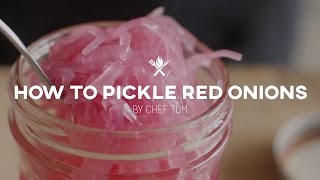 Simple Pickled Red Onions  Tips amp Techniques by All Things Barbecue [upl. by Sathrum84]