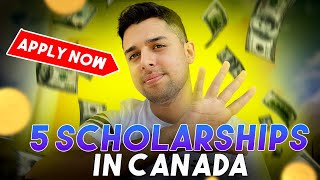 5 SCHOLARSHIPS in Canada for International Students MBA [upl. by Filberto665]