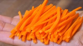 How to Julienne Carrots 🥕 [upl. by Pessa276]