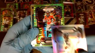 2023 Panini Prizm Football 10 Mega Box Team Break [upl. by Dagley]