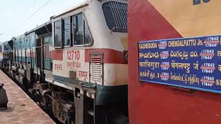 Samalkot Junction to Kakinada Town NonStop Train Journey [upl. by Vierno]