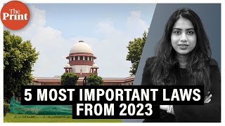 New criminal laws to women reservation bill — 5 most important laws from 2023 [upl. by Allwein]