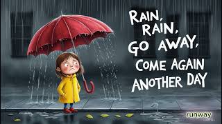 Rain Rain go away come again another day kids song rainraingoaway [upl. by Arbma]