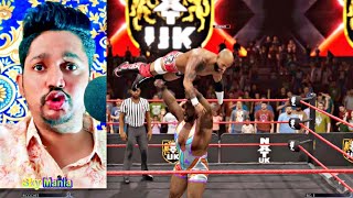 WWE 2k22  Ricochet vs Big E Match on NXT in Facecam Hindi Commentary [upl. by Aeila8]