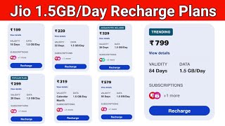 Jio 15GBDay Recharge Plans  Upgradable to 5G🔥😱 [upl. by Yves]